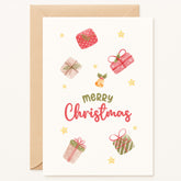 Christmas Card – “Merry Christmas with Gifts”